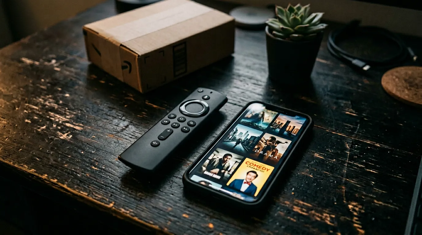 IPTV vs Amazon Prime UK 2026 – Firestick remote and streaming app compared for UK sport and entertainment viewers