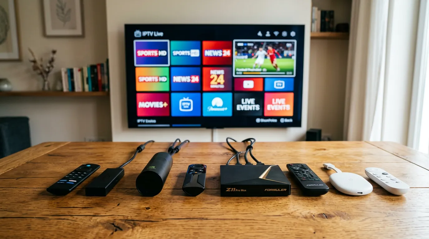 Best IPTV box UK 2026 – Firestick, Shield, Formuler, and Chromecast compared